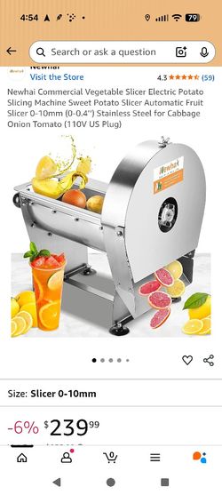 Newhai Commercial Vegetable Slicer Electric