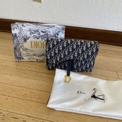 Brand New Authentic Dior Bag- Medium Saddle Pouch with Chain (with proof of purchase and box)