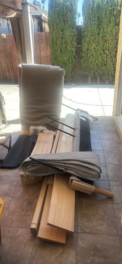 IKEA SAGESUND King Upholstered King Bed Frame