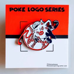 Pokemon Anime Pin New York Yankees / Mankeys Enamel Pin
