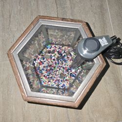 Fish Tank, Heater, And Gravel