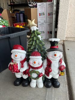 Christmas decorations indoors and outdoor