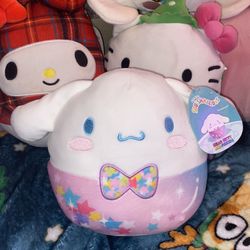 hello kitty cinnamoroll sanrio plushies