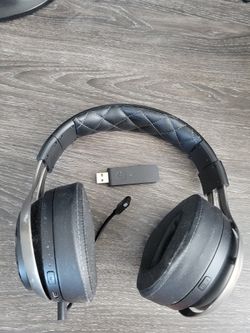 Lucid Sound Headphones With Mic And Wireless Adapter