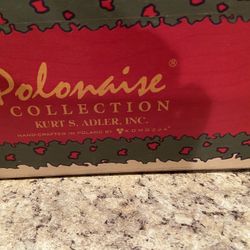 Snoopy Polonaise Ornament Set In Wooden Box 