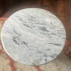 Marble and Wood Coffee Table