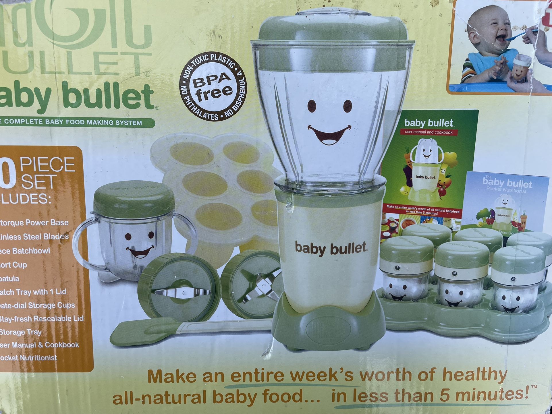 🥬 Baby Bullet Baby Food Maker – Works Great! $30 (Little Ferry, NJ)