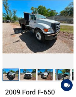 2009 Ford F-650 dump truck