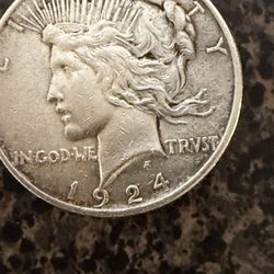 1924 Silver Dollar 