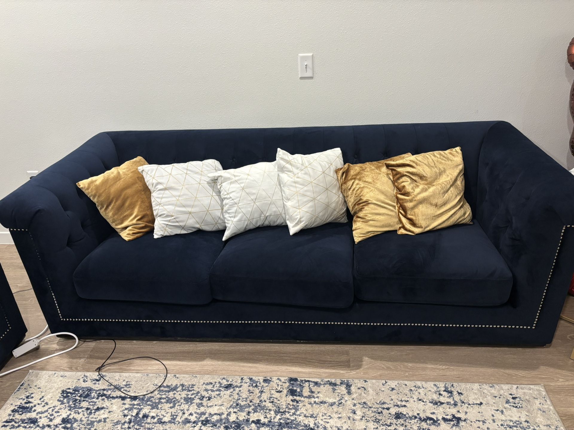 Navy Blue Couch