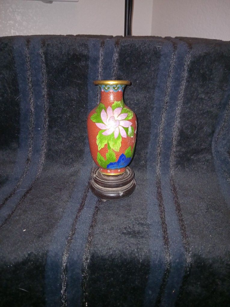 Cloisonne Vase From China Or Japan