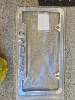 New Acura metal license plate frame