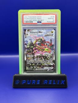 Pokemon Rayquaza VMax #218 - PSA 10