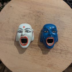 Clay Masks From Nepal (Handmade)