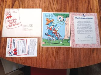 Huck Hound Club Packet vintage 1960s