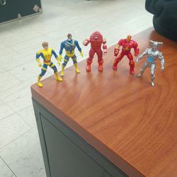 1(contact info removed) Toy Biz Inc. All Metal Marvel Figurines 