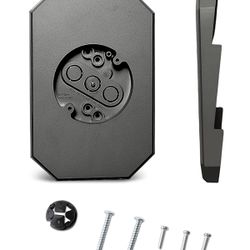 Siding Mounting Kit, Black Outdoor Light Mounting Block with Built-in Box, Siding Mounting Plate for 1/2 inch Lap Double and 4 inch Siding