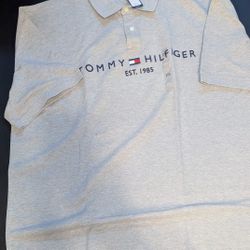 New men's Tommy 3XL Short Sleeve Collar Shirt 