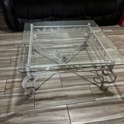Glass Top Coffee Table