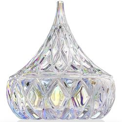 Godinger Hershey Candy Dish, Chocolate Dish, Crystal Decor