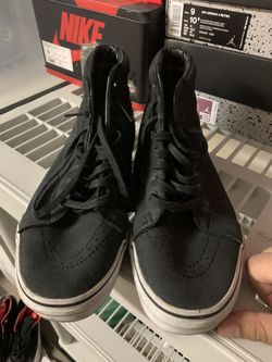 Vans Sk8 Hi Black Size 9