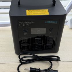 Brand New Portable Power Station C600, 640Wh LiFePO4 Battery, 600W (Peak 1200W) Solar Generator, 1.5H Fast Charge, 10ms UPS, 8 Ports(4 AC) SKU481-S1