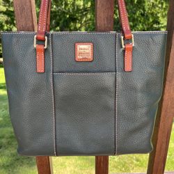 Pebble Grain Lexington Leather Shoulder Bag 