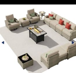 13 Piece Fireplace Set By XIZZI - NEW UNOPENED