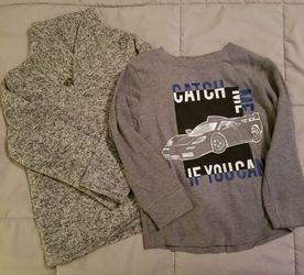 2 Boy Longsleeve Shirts Sz 4T