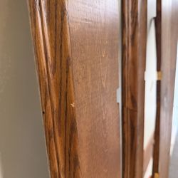 Wood shelves