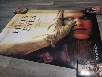 Hills have eyes 27x40 Movie Poster. Horror Collectable.