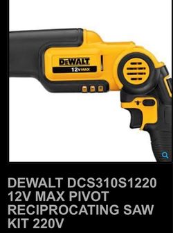 DeWalt DCS310S1220 12V Max Pivot Reciprocating Saw