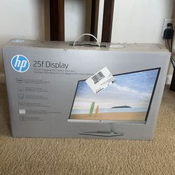 Hp 25in Computer Monitor 