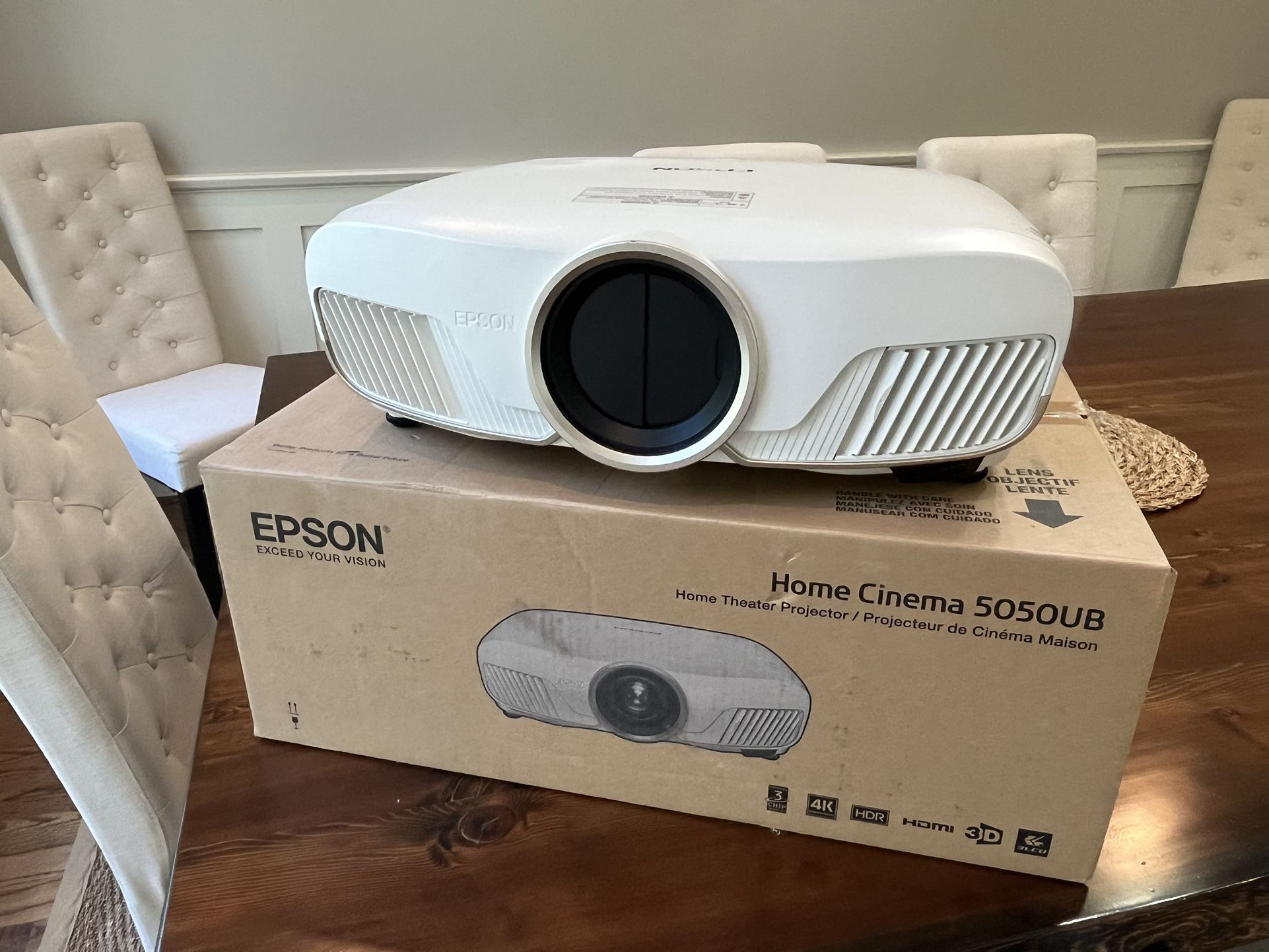 Epson 4k Home Theater projector