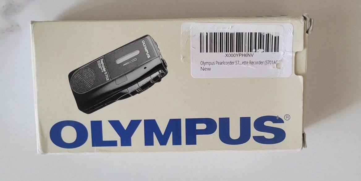 Olympus Pearlcorder S600 Handheld Microcassette Voice Activated Recorder.