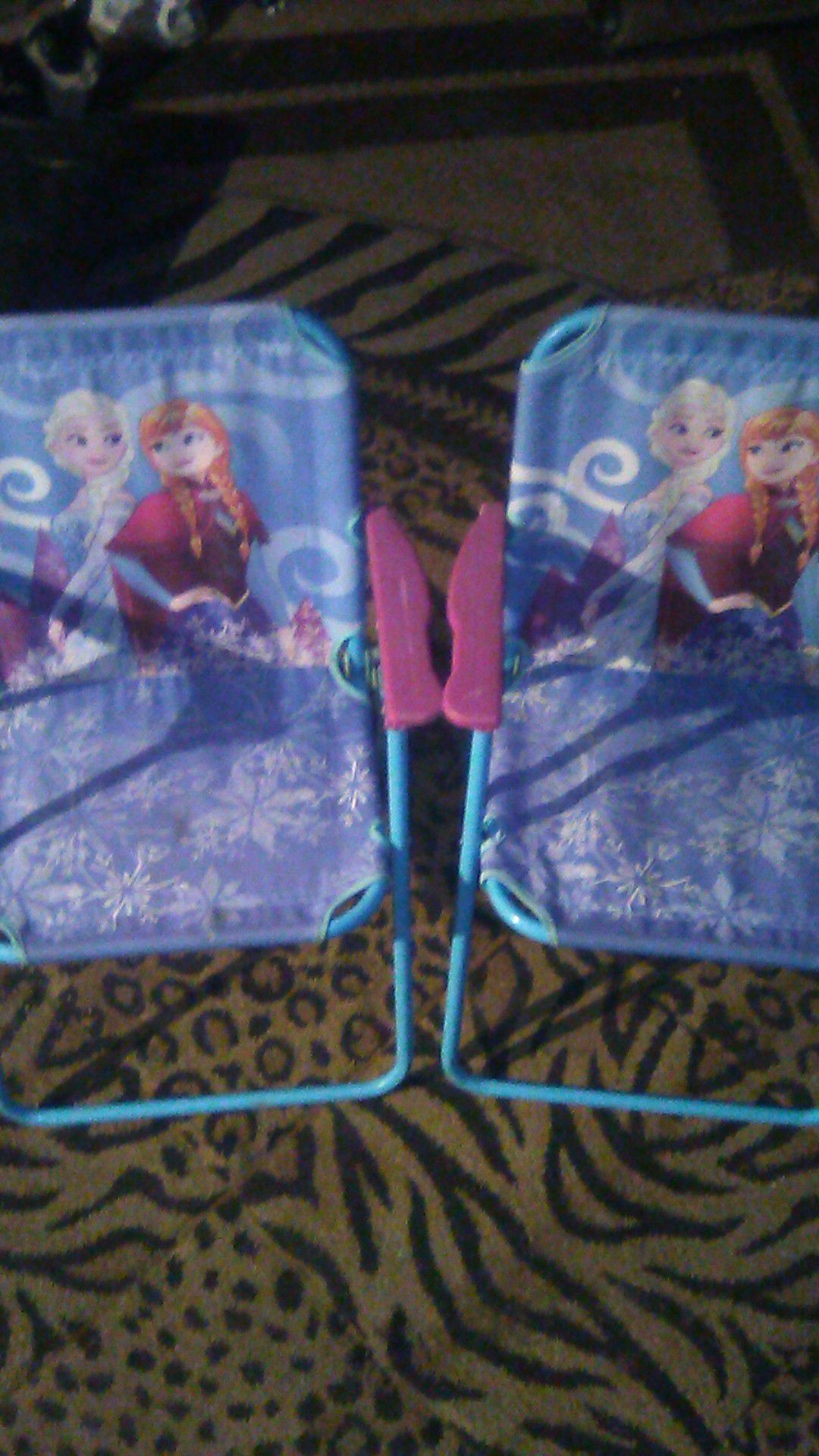 kids Frozen folding chairs