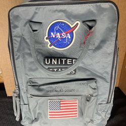 Red Canoe Grey NASA And United States 15" Backpack  