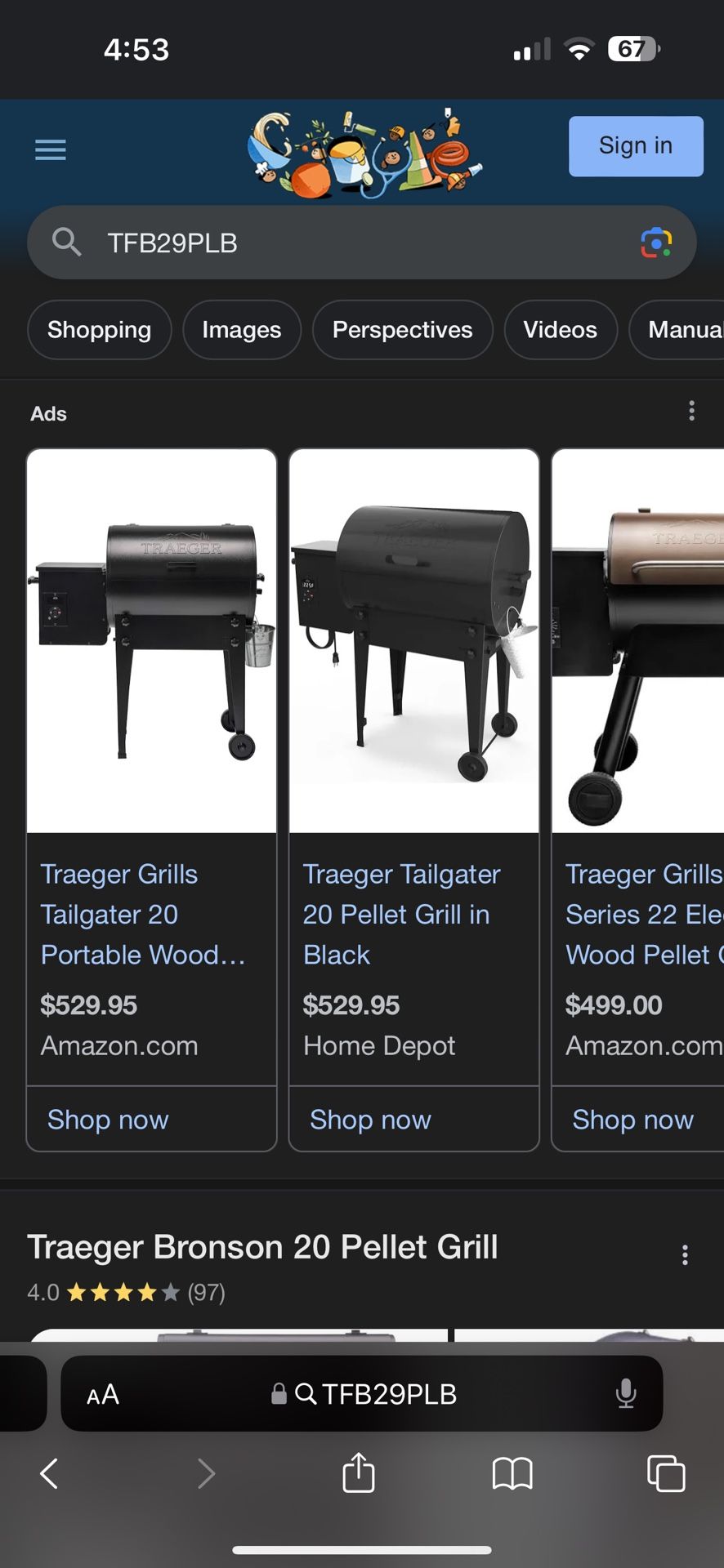 Traeger Electrical Pellet BBQ Grill TFB29PLB for Sale in Wheaton, IL