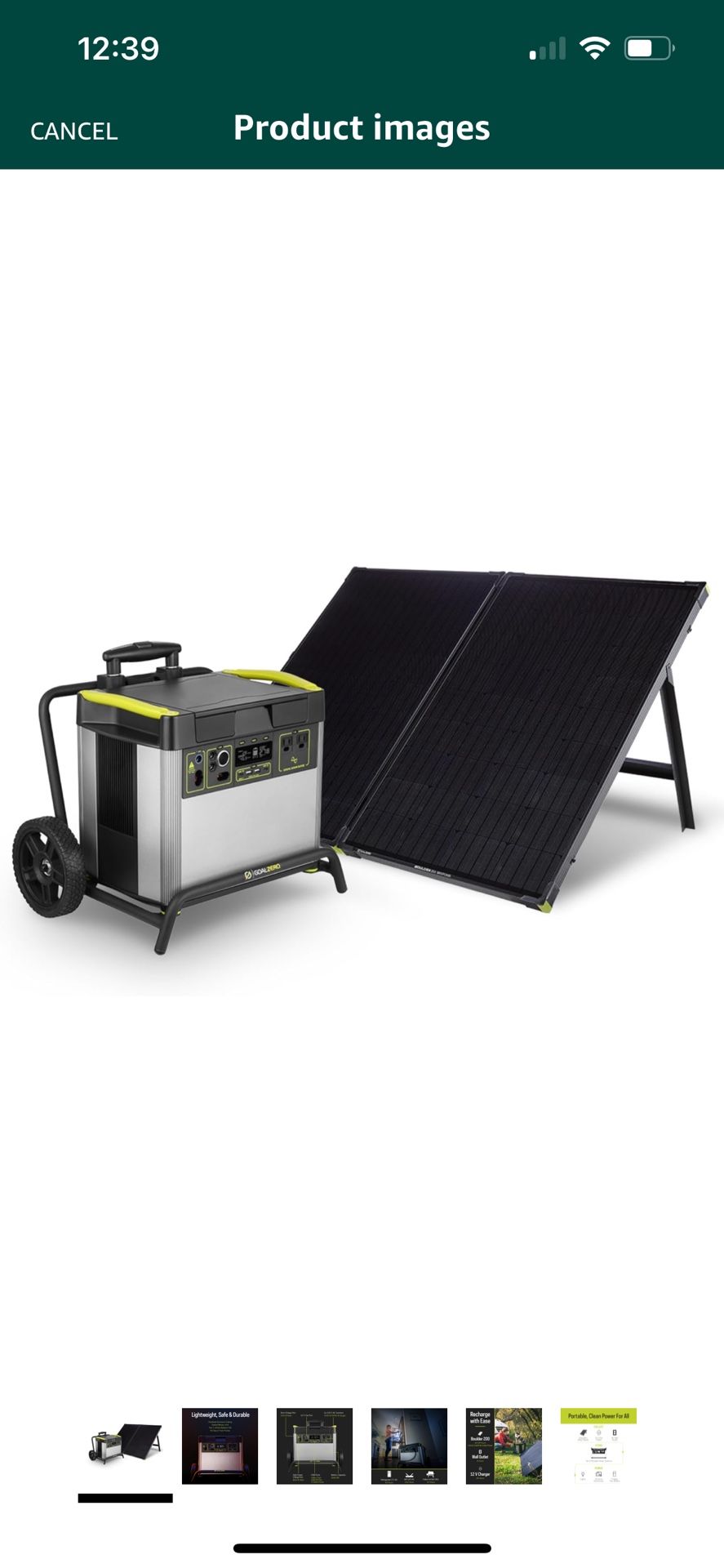 Goal Zero Yeti Portable Power Station - Generator.
