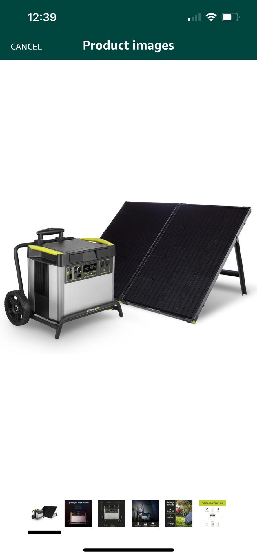 Goal Zero Yeti Portable Power Station - Generator. 