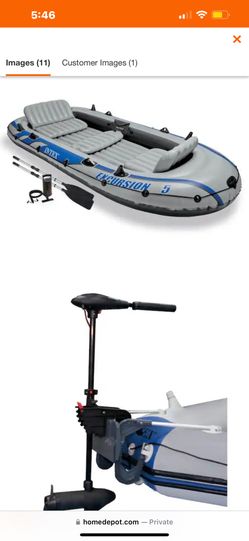 Fishing Boat, Trolling Motor, & Boat Motor Mount Kit