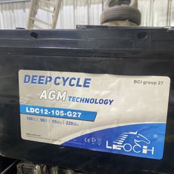 🔋 AGM Deep Cycle Solar Battery ☀️ Sealed Maintenance Free ⚡