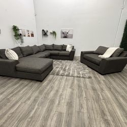 Gray Sectional Couch - Free Delivery