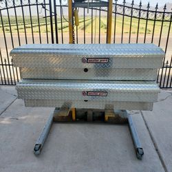 HEAVY DUTY WEATHER GUARD SIDES TRUCK TOOL BOXES WITH  KEYS KEYS KEYS TOP FO THE LINE 55INCHES LONG 15W 14 H