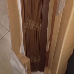 Faux wood blinds
