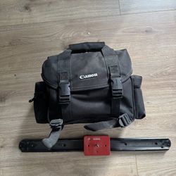 Cannon Camera Bag And Slider
