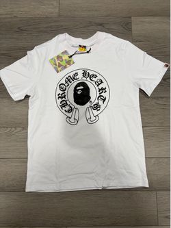 bape x chrome heart with shirt size small