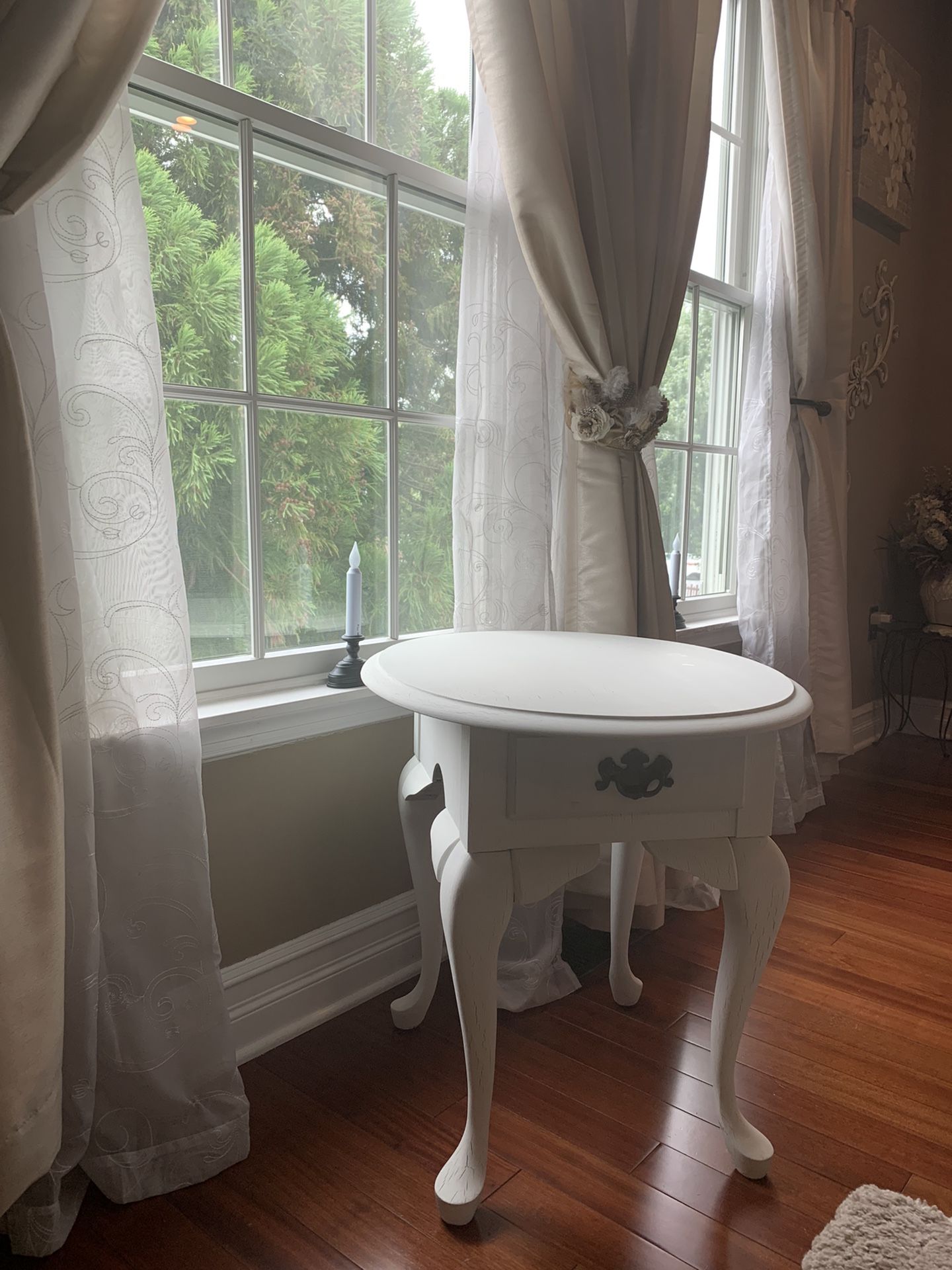 Antique White Washed Night Stand