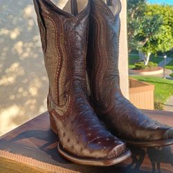 Botas de Avestruz Piel Original