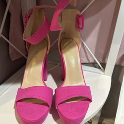 Dreampairs Pink High Heels Size 6 